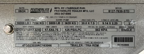  Featherlite 